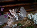 Charger l&#39;image dans la galerie, Boucles d&#39;oreilles Métamorphoses - Calcédoines - Argent 925
