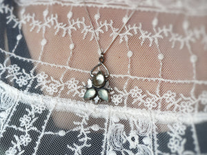Collier Métamorphoses - Prasiolite & Calcédoines - Argent 925