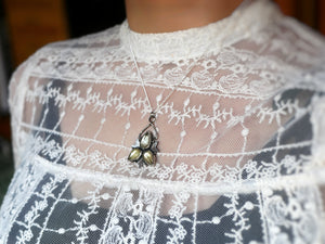 Collier Métamorphoses - Prasiolite & Quartz citron - Argent 925