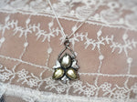 Charger l&#39;image dans la galerie, Collier Métamorphoses - Prasiolite &amp; Quartz citron - Argent 925
