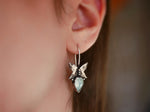 Charger l&#39;image dans la galerie, Boucles d&#39;oreilles Métamorphoses - Calcédoines - Argent 925
