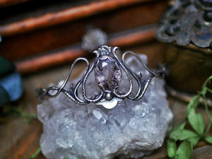Bracelet Jonc Art Nouveau - Super Seven & Argent 925