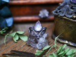 Charger l&#39;image dans la galerie, Bague Art Nouveau VI - Quartz Rose &amp; Argent 925
