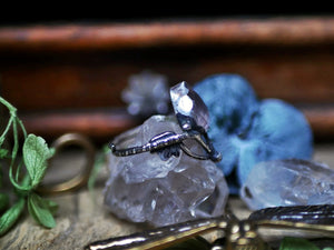 Bague Art Nouveau VI - Quartz Rose & Argent 925