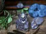 Charger l&#39;image dans la galerie, Bague Art Nouveau V - Calcédoine &amp; Argent 925
