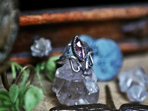 Bague Art Nouveau II - Super Seven & Argent 925
