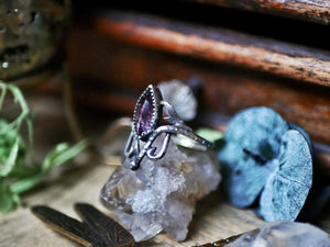 Bague Art Nouveau II - Super Seven & Argent 925