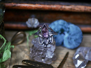 Bague Art Nouveau II - Super Seven & Argent 925