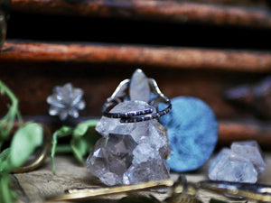 Bague Art Nouveau II - Super Seven & Argent 925