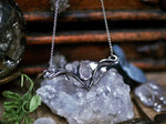 Charger l&#39;image dans la galerie, Collier Art Nouveau VI - Quartz rose &amp; Argent 925
