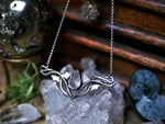 Charger l&#39;image dans la galerie, Collier Art Nouveau VI - Quartz rose &amp; Argent 925
