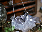 Charger l&#39;image dans la galerie, Collier Art Nouveau VI - Quartz rose &amp; Argent 925
