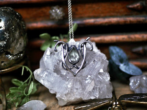 Collier Art Nouveau I - Prasiolite & Argent 925