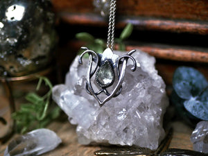 Collier Art Nouveau I - Prasiolite & Argent 925
