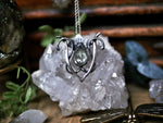 Charger l&#39;image dans la galerie, Collier Art Nouveau I - Prasiolite &amp; Argent 925
