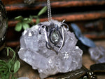 Charger l&#39;image dans la galerie, Collier Art Nouveau I - Prasiolite &amp; Argent 925
