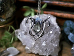 Charger l&#39;image dans la galerie, Collier Art Nouveau I - Prasiolite &amp; Argent 925
