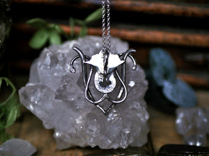 Collier Art Nouveau I - Prasiolite & Argent 925