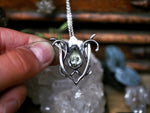 Charger l&#39;image dans la galerie, Collier Art Nouveau I - Prasiolite &amp; Argent 925
