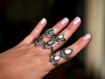Charger l&#39;image dans la galerie, Bague Art Nouveau II - Super Seven &amp; Argent 925
