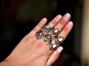 Bague Art Nouveau II - Super Seven & Argent 925