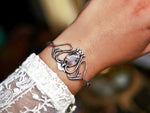 Charger l&#39;image dans la galerie, Bracelet Jonc Art Nouveau - Super Seven &amp; Argent 925
