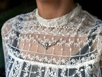 Charger l&#39;image dans la galerie, Collier Art Nouveau VI - Calcédoine &amp; Argent 925
