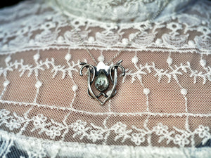 Collier Art Nouveau I - Prasiolite & Argent 925