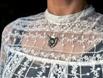 Charger l&#39;image dans la galerie, Collier Art Nouveau I - Prasiolite &amp; Argent 925
