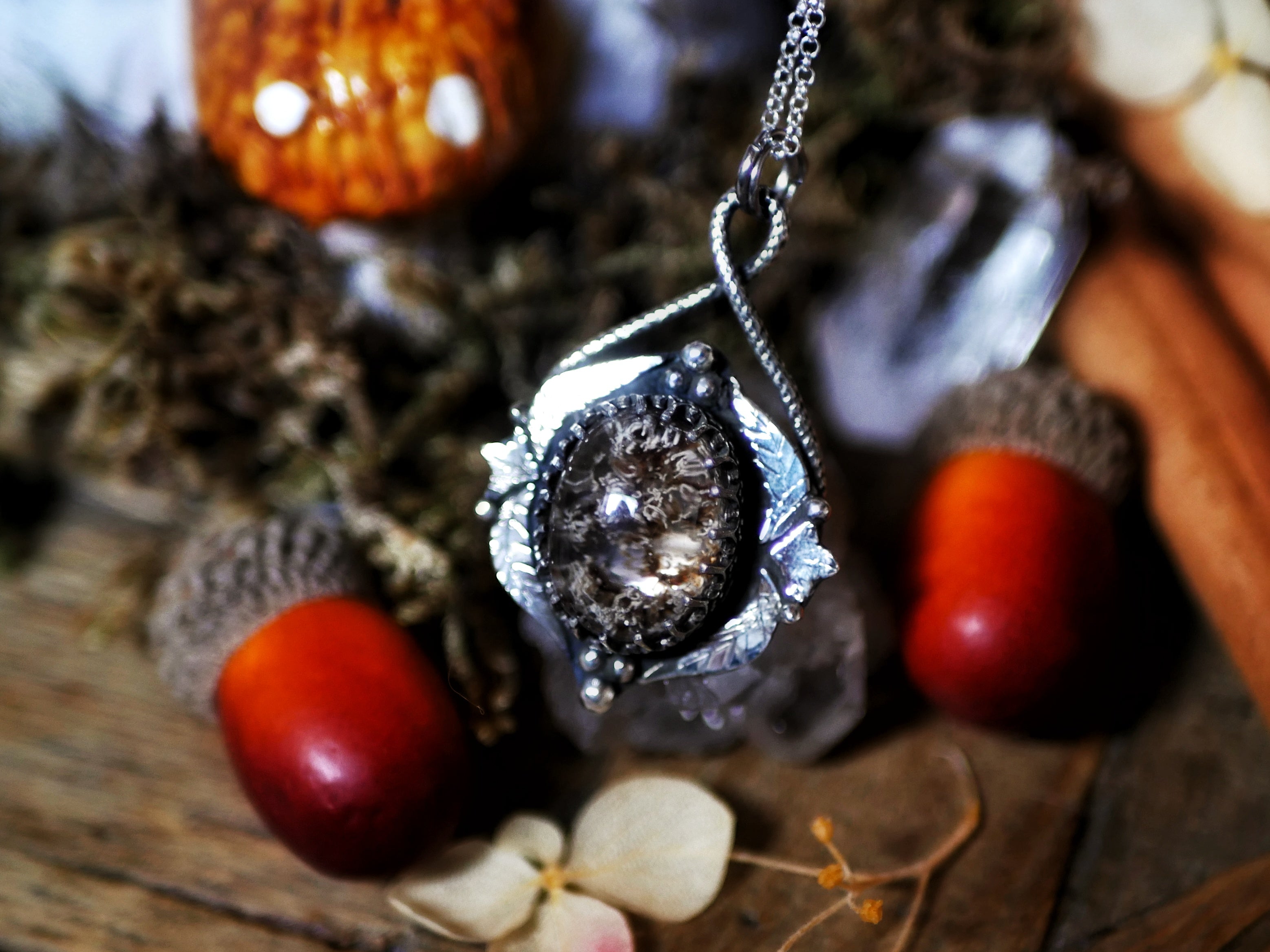Collier Quartz Chaman I - Argent 925