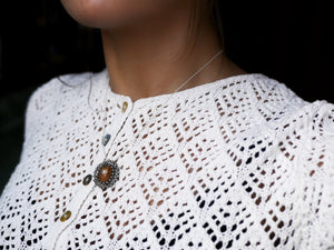 Collier Quartz Chaman III - Argent 925