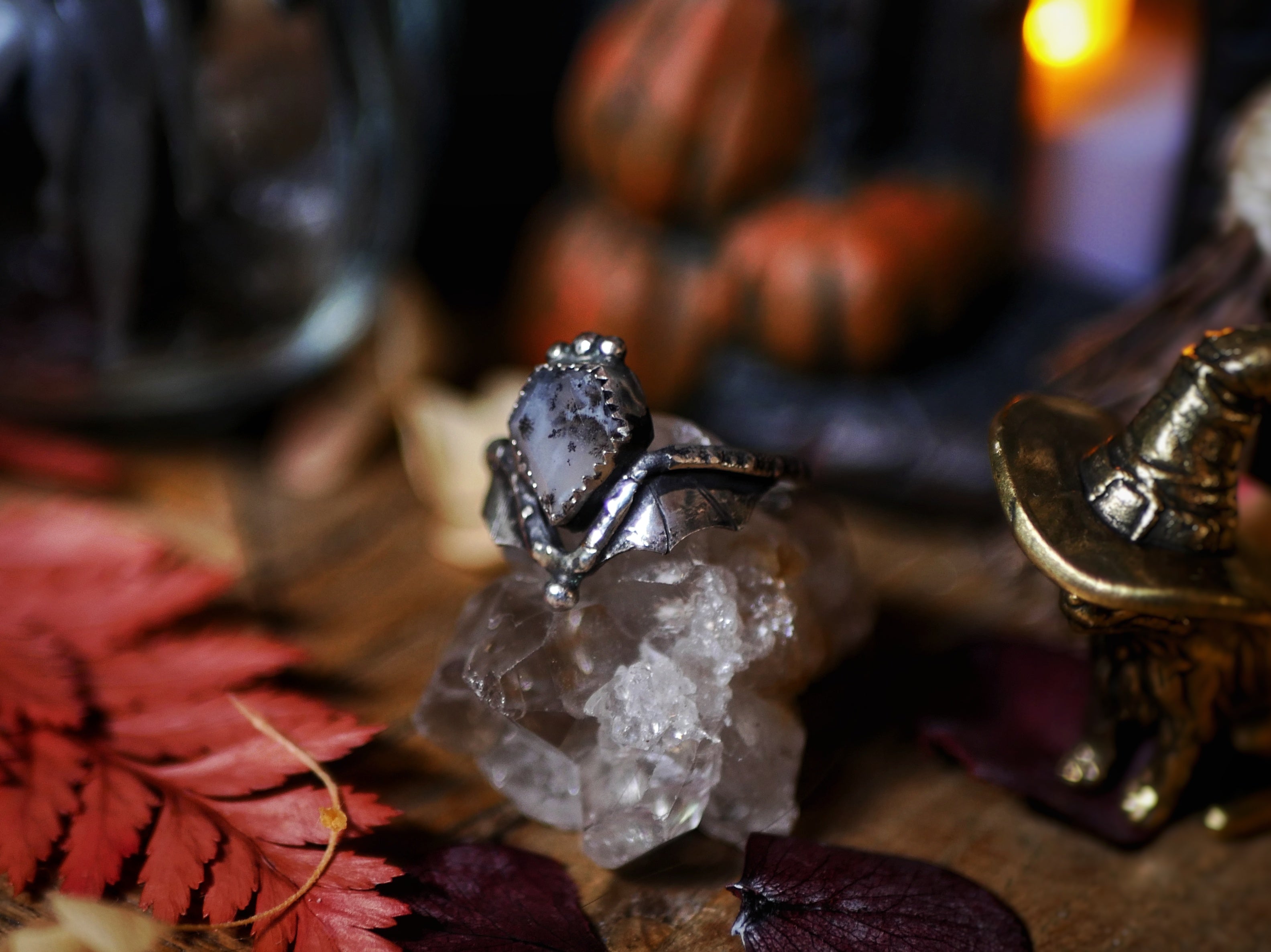 Bague Agate Dendritique - Argent 925