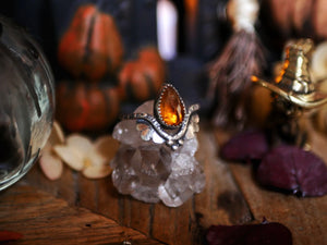 RESERVEE CAMILLE S. - Bague Citrine Brandy I - Argent 925
