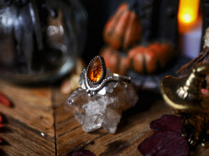 RESERVEE CAMILLE S. - Bague Citrine Brandy I - Argent 925