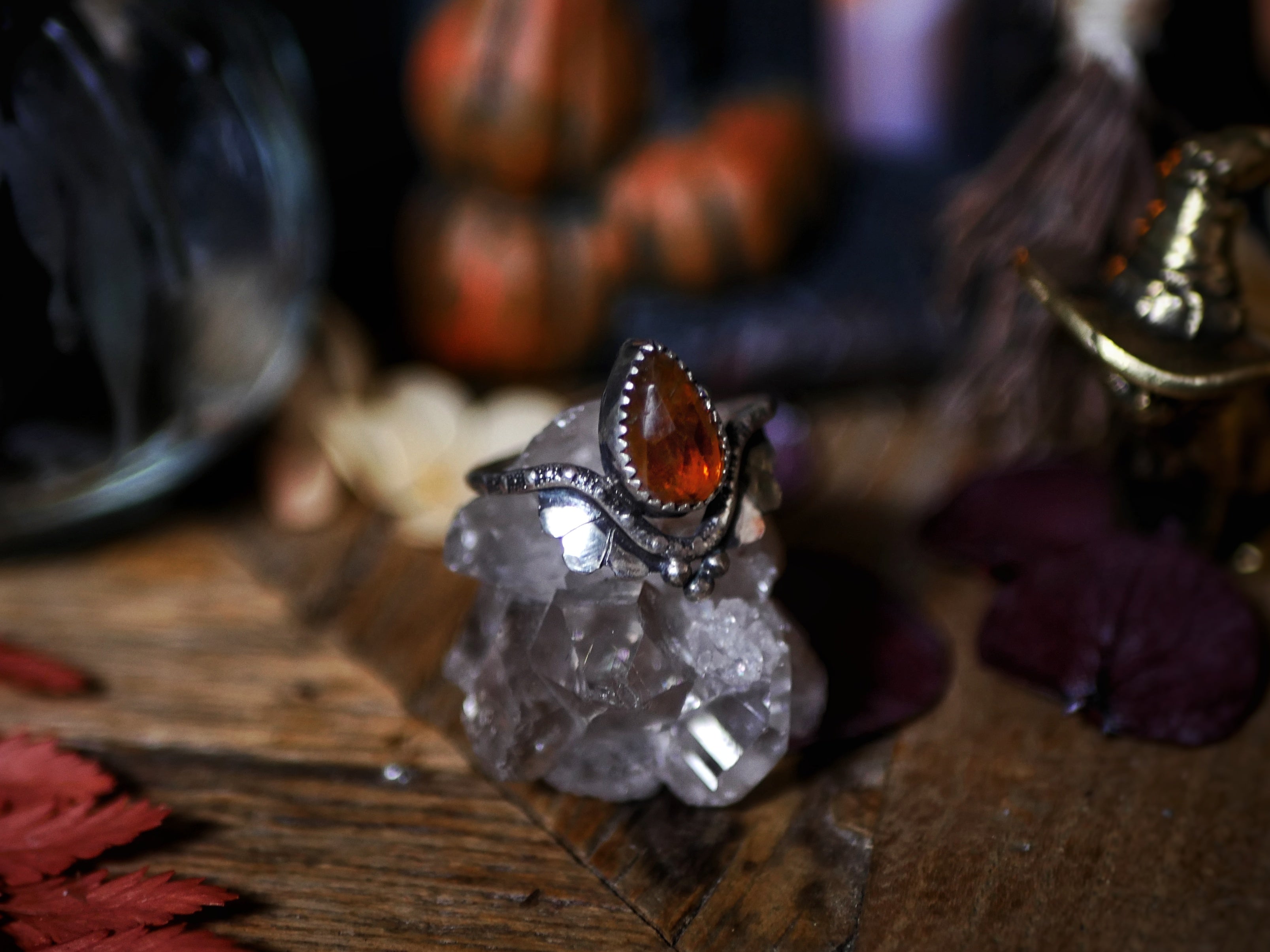 RESERVEE CAMILLE S. - Bague Citrine Brandy I - Argent 925