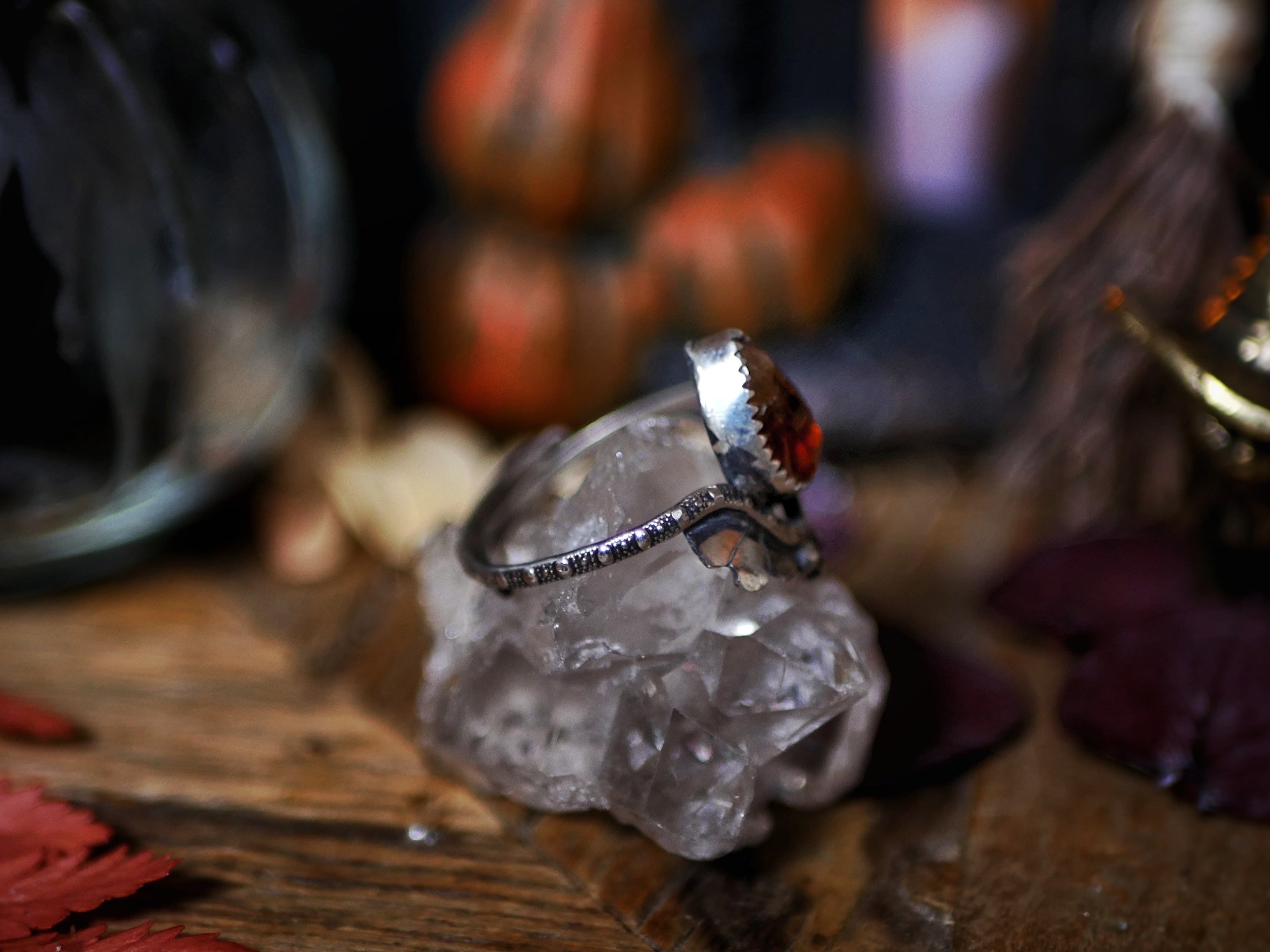 RESERVEE CAMILLE S. - Bague Citrine Brandy I - Argent 925