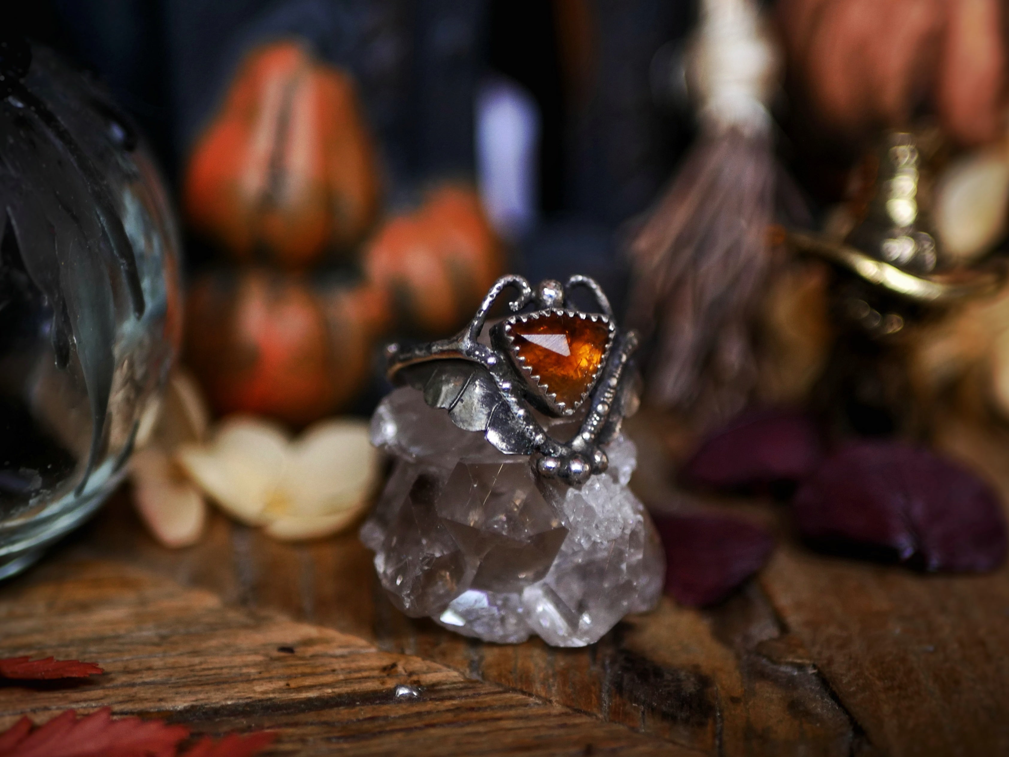 Bague Citrine Brandy II - Argent 925