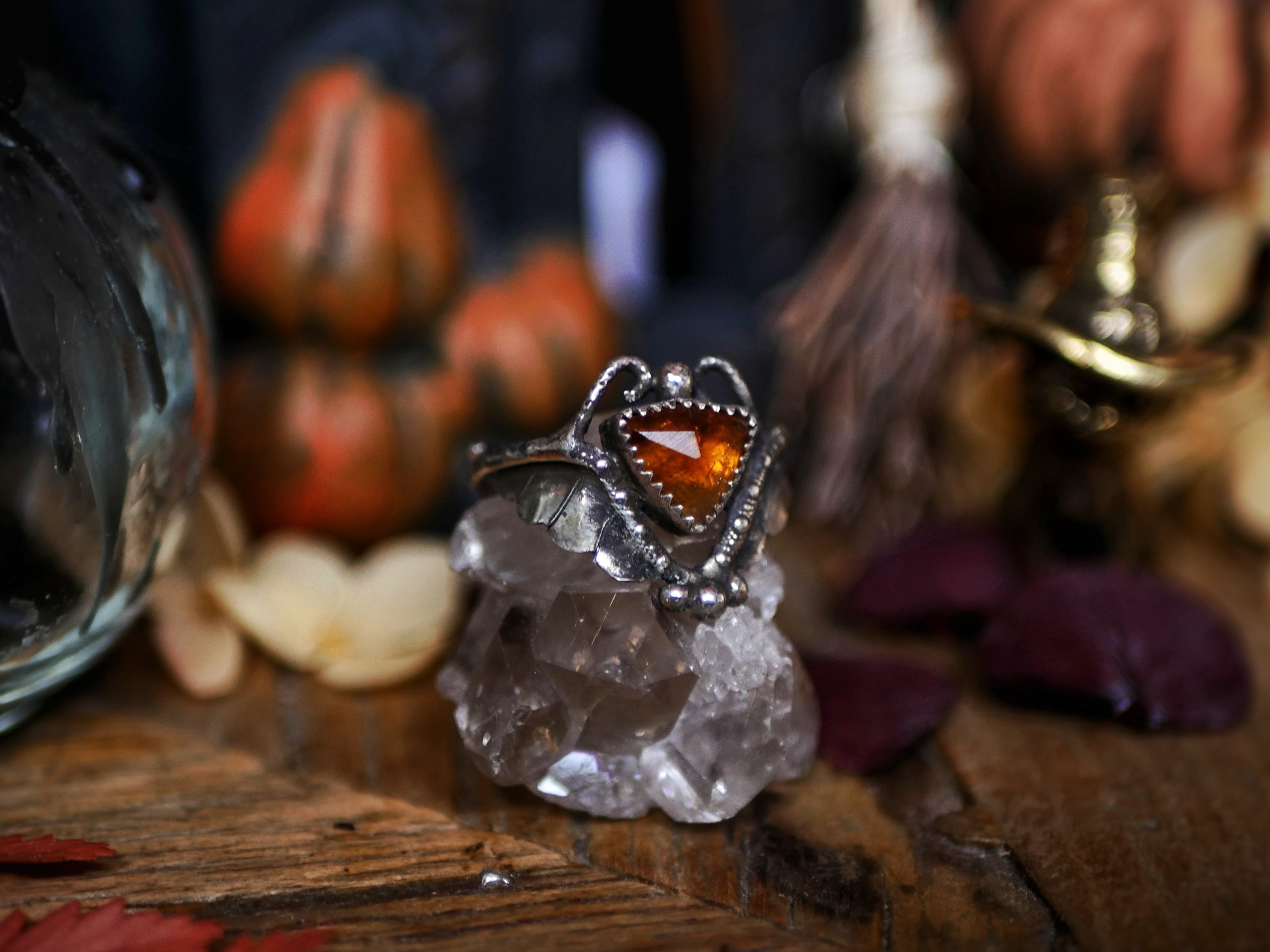 Bague Citrine Brandy II - Argent 925