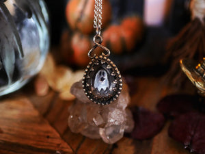 Collier Fantôme - Quartz clair - Argent 925
