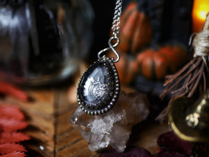Collier Citrouille - Quartz clair - Argent 925