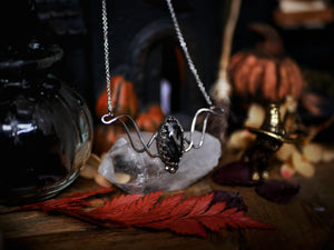 Collier Quartz Tourmaline Marquise - Argent 925