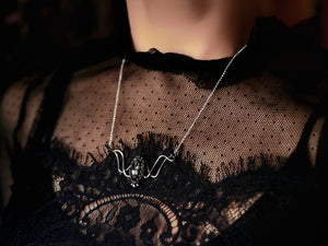 Collier Quartz Tourmaline Marquise - Argent 925