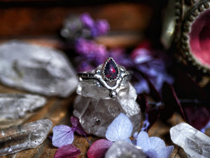 Bague Opale Noire III - Argent 925