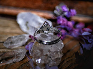 Bague Opale Noire III - Argent 925