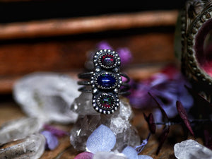 Bague Opale Noire II - Argent 925