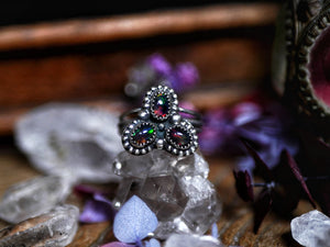 Bague Opale Noire I - Argent 925