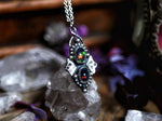 Charger l&#39;image dans la galerie, Collier Opale Noire I - Argent 925
