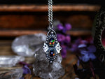Charger l&#39;image dans la galerie, Collier Opale Noire I - Argent 925
