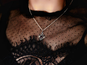 Collier Opale Noire IV - Argent 925