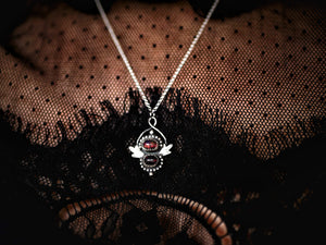 Collier Opale Noire II - Argent 925